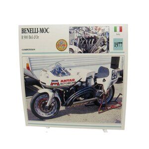 Benelli-Moc R 900 Bol d’Or 1977 Italy Atlas Motorcycle Card